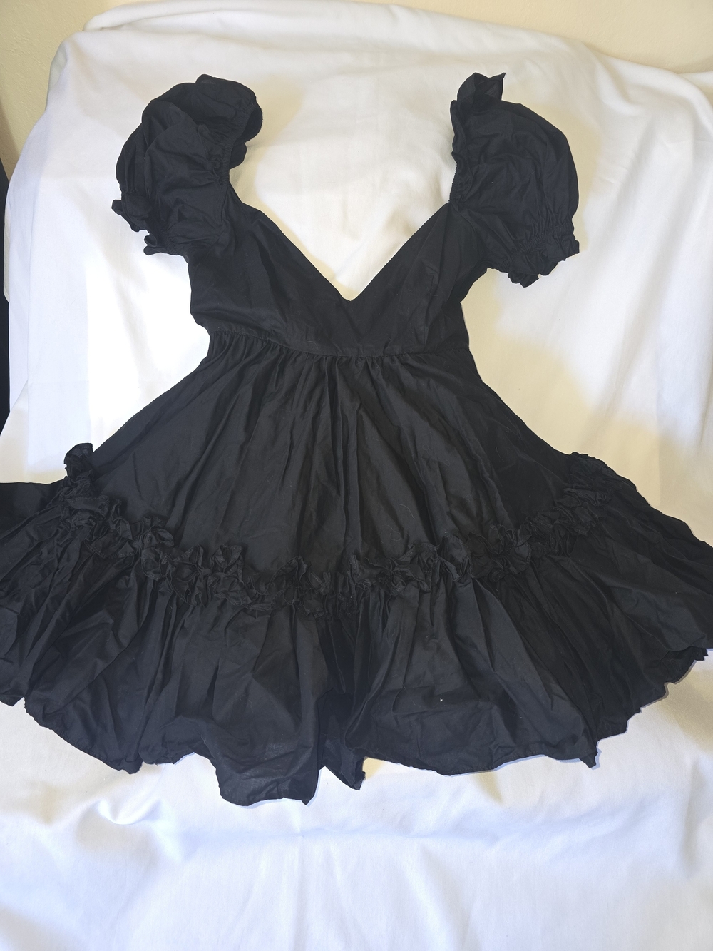 Selkie "The Girls Night Dress" in Caviar - Picture 3 of 8